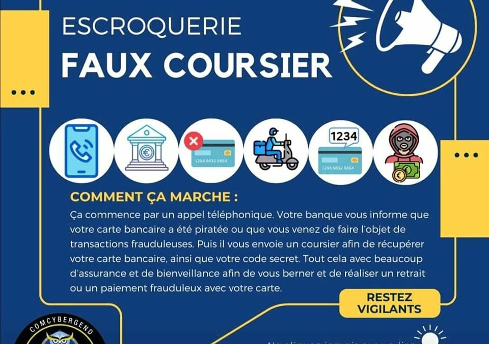 Escroqueries aux faux coursiers