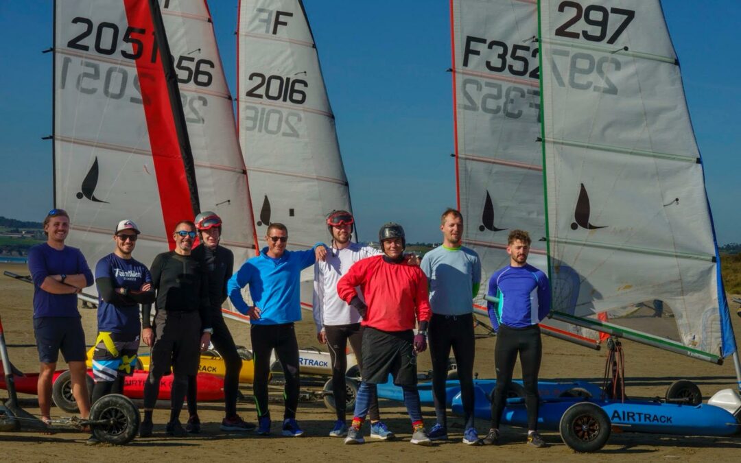 Course régionale de char à voile à Saint-Côme