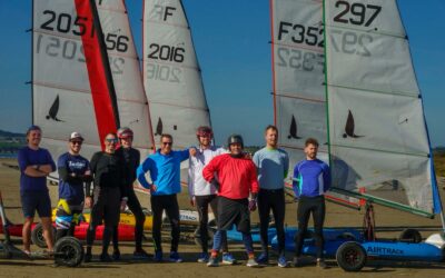 Course régionale de char à voile à Saint-Côme