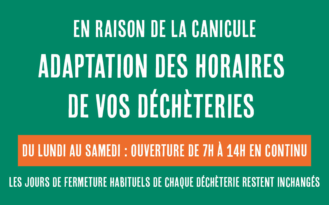 Adaptation des horaires